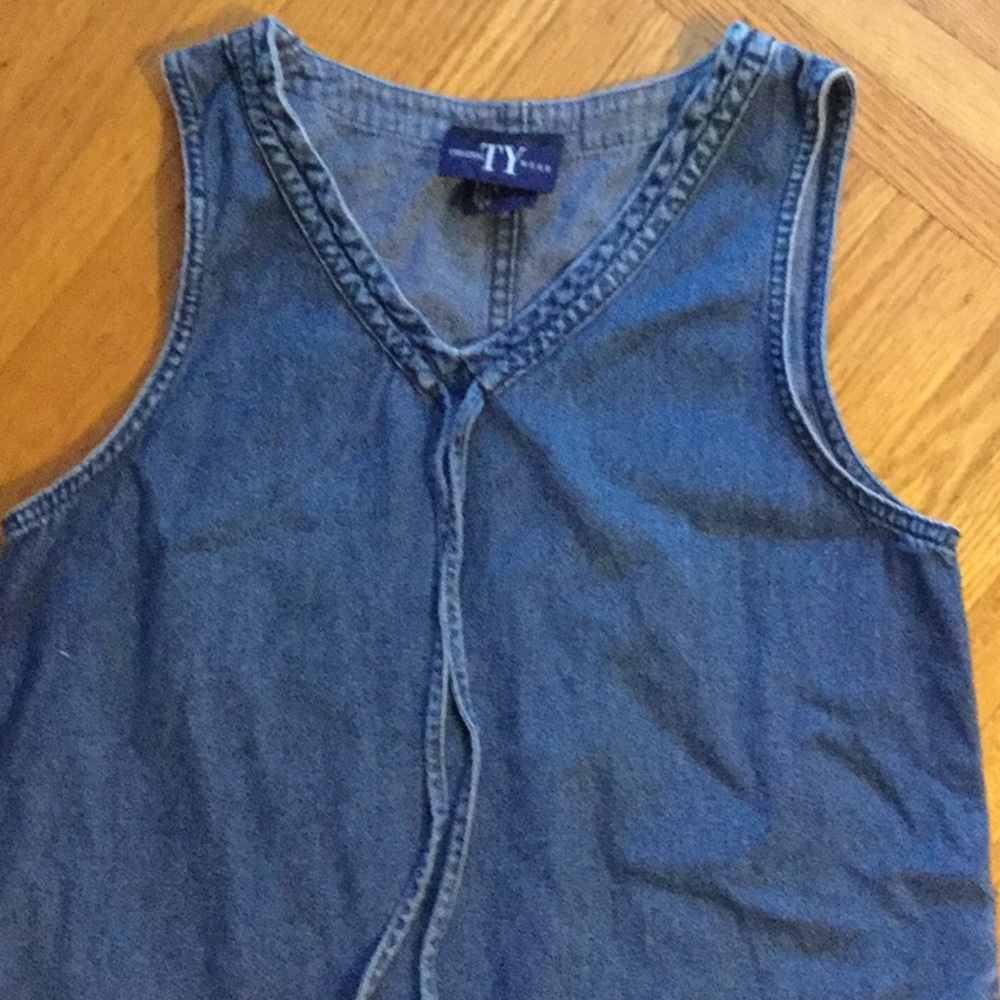 TY Wear denim sleeveless dress size 8P